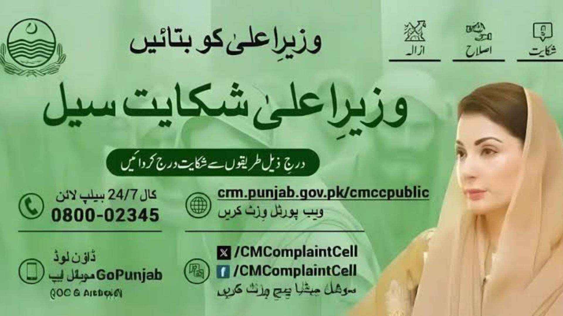 CM Punjab Complaint Portal